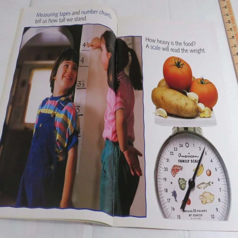 Measuring Up BIG BOOK (almost 2 feet tall) with teacher pages CLASSROOM SIZE